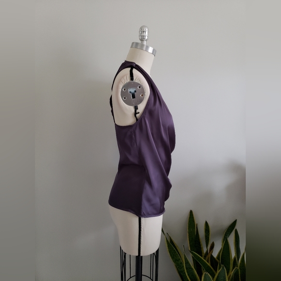 BEBE asymmetrical cowl wrap top - Picture 3 of 9